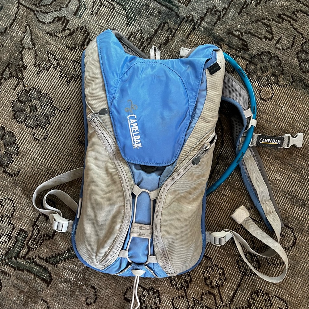 CamelBak Blue and Gray Hydration Backpack